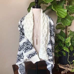 Boho Tribal Wrap Sweater